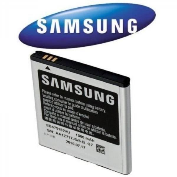 Originalt batteri Samsung Galaxy i9000 Galaxy S i9003 scl i9010 i9001 s plus s1 EB575152LU 1650 mah ægte batteri