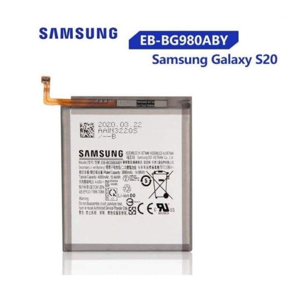 Samsung Galaxy S20 batteri