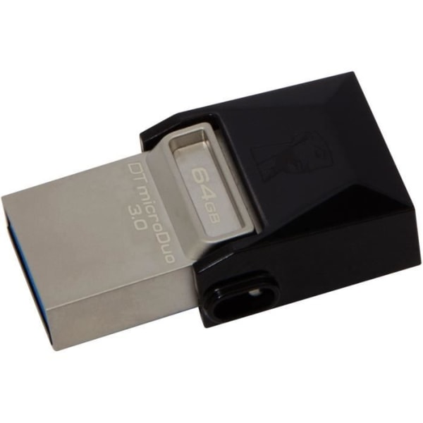 KINGSTON - DataTraveler MicroDuo - USB-minne - 64Go - USB 3.0 och microUSB (Android/OTG)