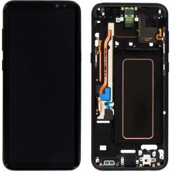 Fullt set LCD-skärm GH97 20470A svart för Samsung Galaxy S8 plus G955 G955F