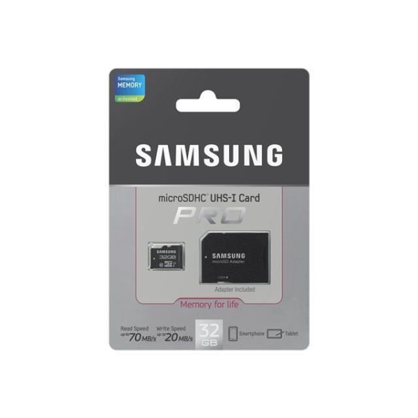 Samsung Pro MB-MGBGB - Flash-minneskort (passar...