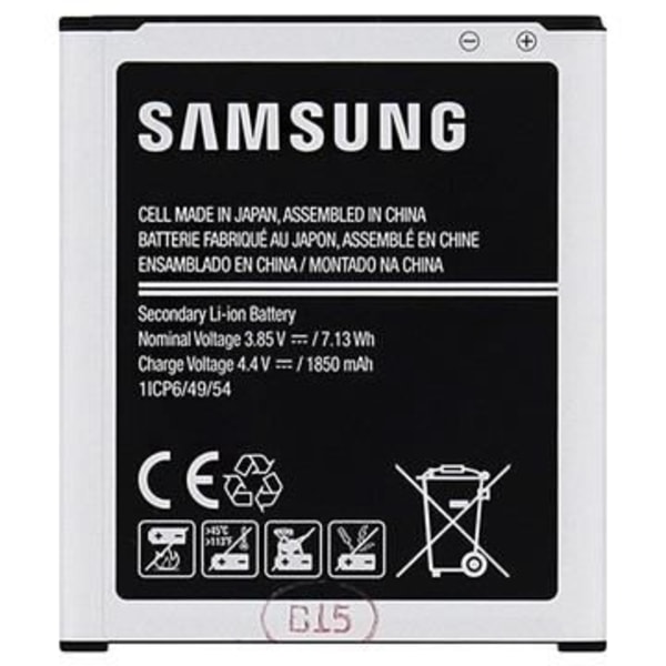 Samsung originalbatteri EB-BJ100CBE för Samsung Galaxy J1 J100 och Samsung Galaxy J1 4G 1850mAh