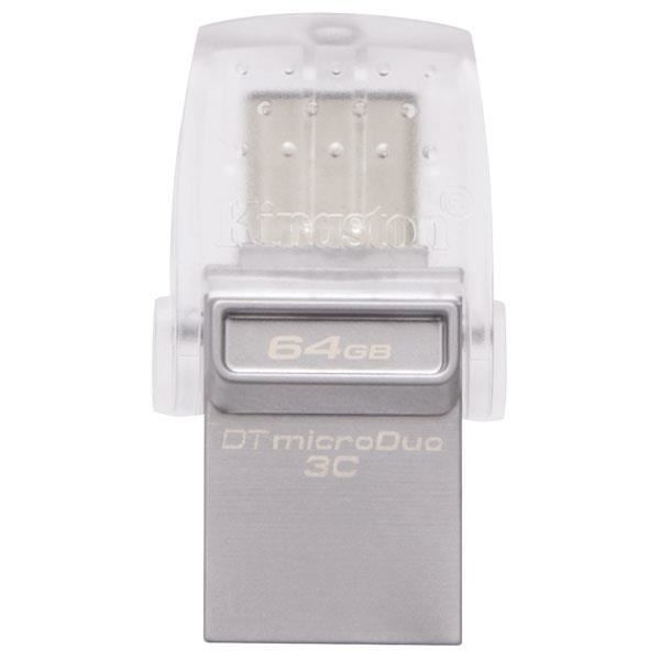 USB-minne - KINGSTON - DataTraveler MicroDuo 3C DTDUO3C-64GB - 64 GB - USB 3.1 / USB-C