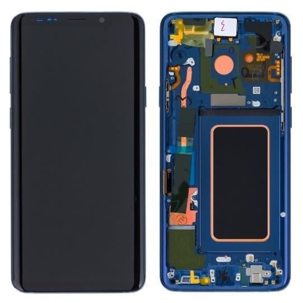 Helskärm + Samsung Galaxy S9 (G960) främre skal. Original (blå)