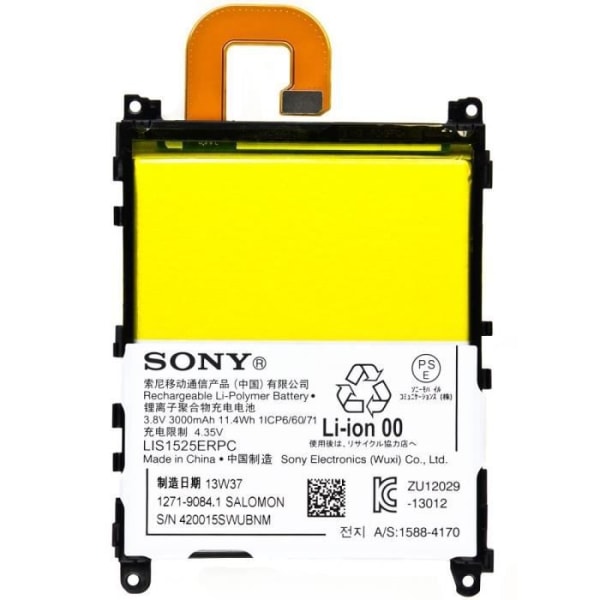 Originalt og officielt batteri til Sony Xperia Z1 3000mAh LIS1525ERPC