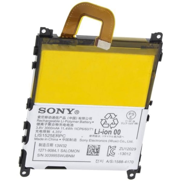 Original Sony Xperia Z1 batteri - 3000mAh - Sony LIS1525ERPC