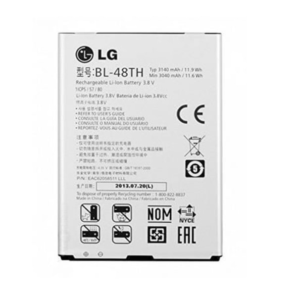 Batteri för LG BL - 48TH-E986 Optimus G Pro - 3140mAh
