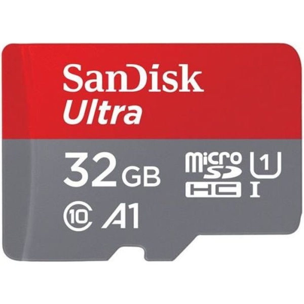 SANDISK Ultra Microsdhc Uhs-I 32Gb - Microsd-kort med adapter