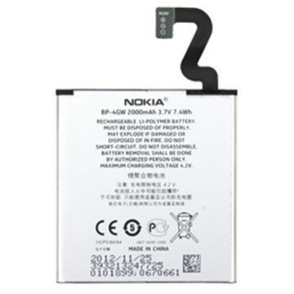 BP-4GW Original batteri Nokia Lumia 920