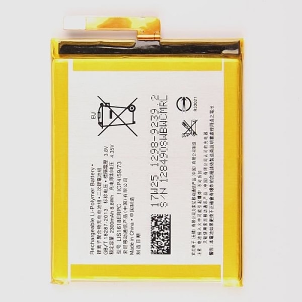 Batteri Lis1618erpc Li-polymer 2300mah För Sony Xperia E5 / Xperia Xa / F3113 - 220399 Svart