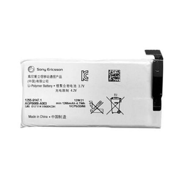 Original batteri Sony XPERIA Sola MT27i MT27 AGPB009-A002 1265 mAh äkta batteri