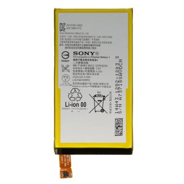 Originalt Sony LIS1561ERPC batteri - Xperia Z3 Compact (2600 mAh)