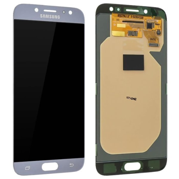 Galaxy J7 2017 LCD-skærm Touch Glas - Original Samsung Silver Screen Block