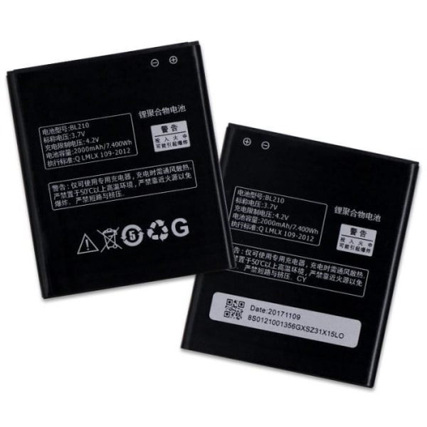 2000mAh BL210 För lenovo A606 S820 S820E A750E A770E telefon Batteribyte Batteri