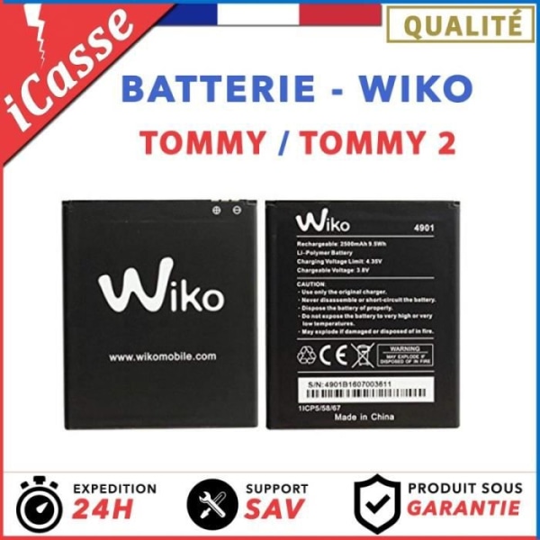 Batteri Wiko Tommy / Wiko Tommy 2 / Batteri Wiko 4901 / AAA