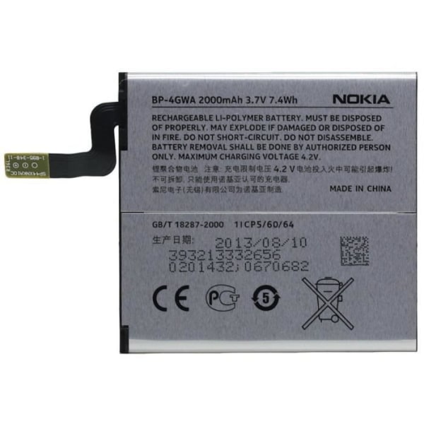 Batteri BP-4GWA 2000 mAh til Nokia LUMIA 720