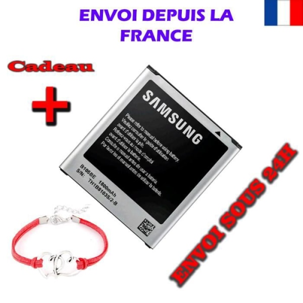 Original Samsung EB-B105BE 1800mAh batteri för Samsung Galaxy Ace 3 S7270