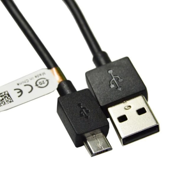 100 % opladnings- og datasynkroniseringskabel USB til mikro-USB-kabel til Sony Z/Z1/Z2/Z3 Z1 Compact Z3/Compact EC803