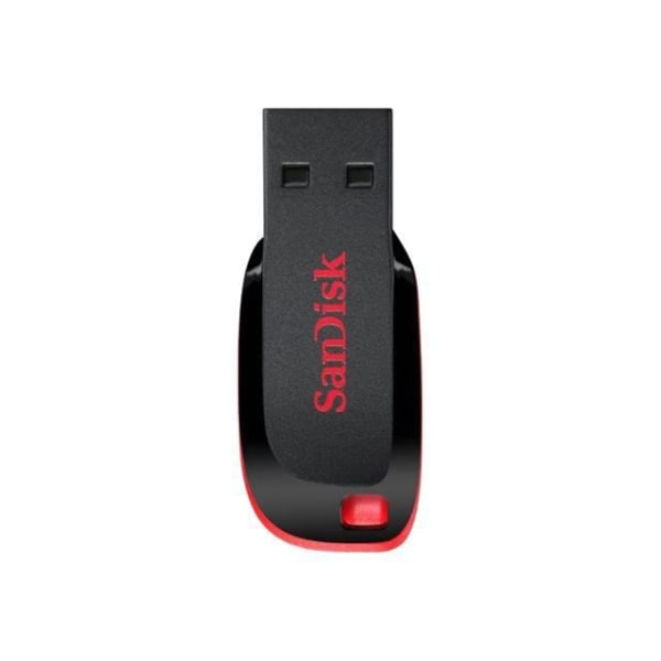 USB-nyckel - SANDISK - CRUZER BLADE - 32 GB - USB 2.0 - Svart