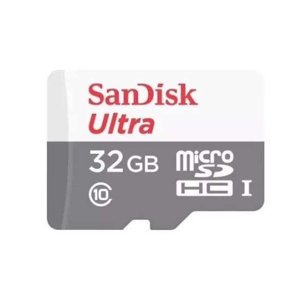 SanDisk Ultra 32 GB microSDHC-kort - Klass 10 - Överföringshastighet upp till 48 MB/s