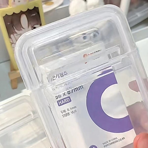 Uppsamlingsbehållare Case Plast Transparent förvaringslåda Liten 1PC