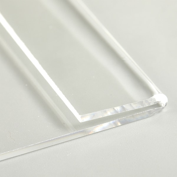 10 st Akryl Transparent Display Stand Skrivbordsskylt Etikettram P 4*6CM