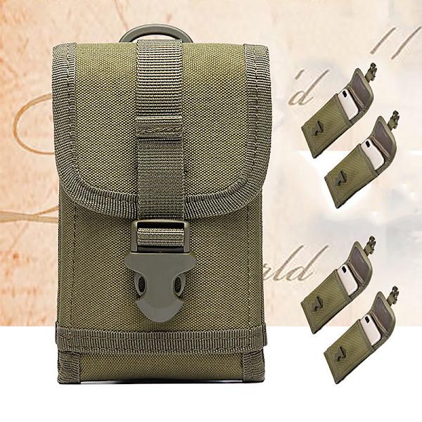 Utomhusjakt Military Tactical Molle Utility Bag Midjeväska B army green