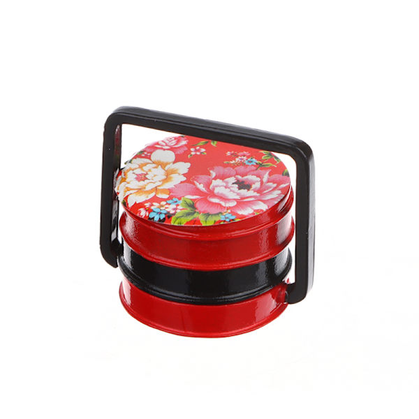 1:12 Dollhouse Mini Basket Alloy Lunchbox Snackbox Box Deco
