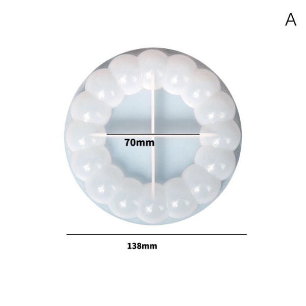 1 st Bubble Coaster form DIY handgjord gipsförvaring T A