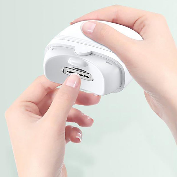 Elektrisk nagelklippare Automatisk M/ Lätttrimmer Nagel te White