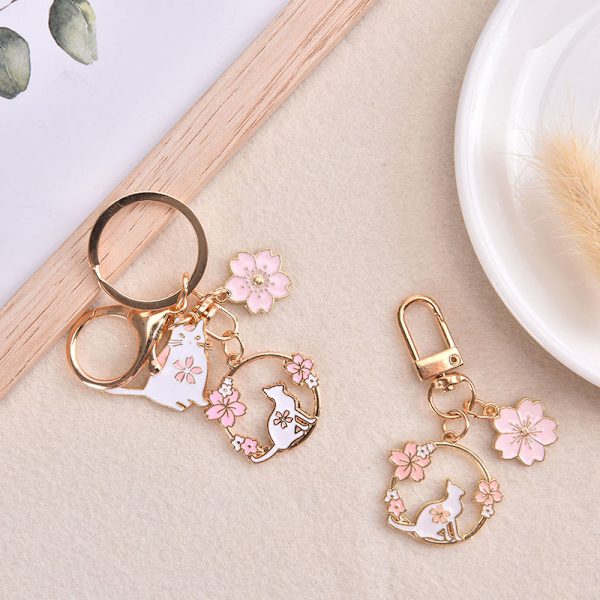 e Keychain Cat Pet Paw Nyckelring Djurfotspår Nyckelringar Så P3