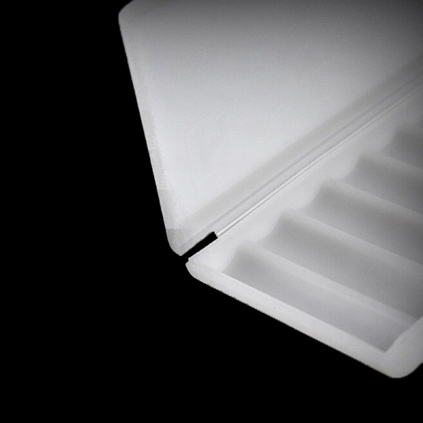 Bärbar plast case cover hållare förvaringsbox för 10st
