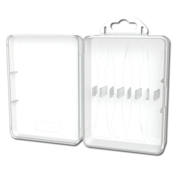 Elektriskt tandborsthuvud Case Transparent bärbar låda 1PC