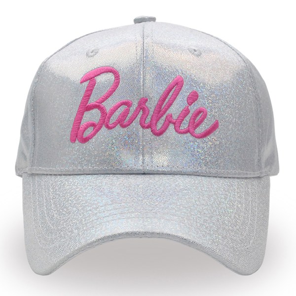 Barbie Girls Baseball Cap Anime Casual Brev Broderad Sport Silver