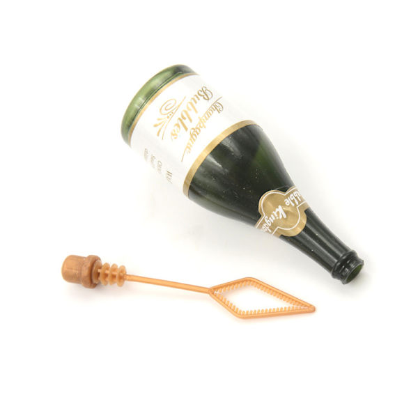5 st Romantiskt bröllopsfest Champagneflaska Form DIY Self Wat