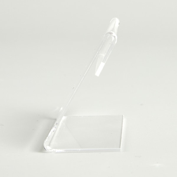 10 st Akryl Transparent Display Stand Skrivbordsskylt Etikettram P 4*6CM