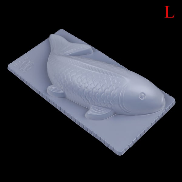 3D Plast Koi Karp Fisk Riskaka Mould Gelé Handma L:23*12cm
