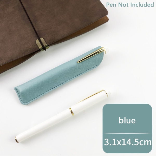 PU Läder Penna Skyddsfodral Slitstark Pen Bag Soli A6