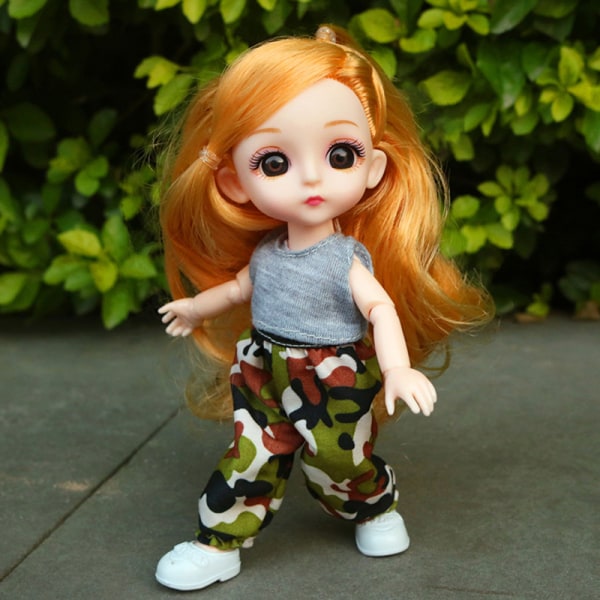 BJD CASUAL Docka Fritidsmode Prinsessan Kläder Kostym Accessoarer A7