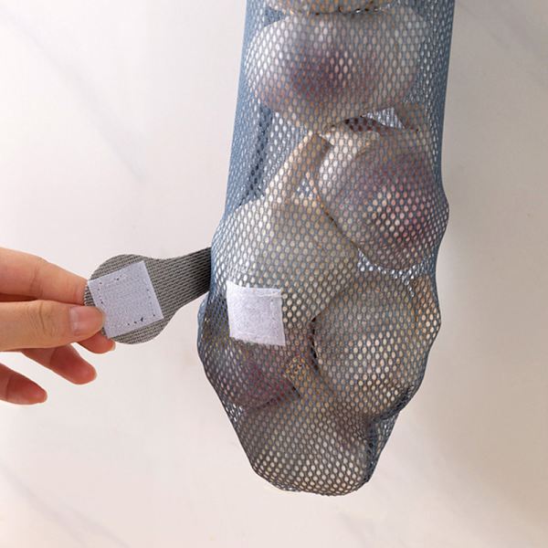 Kök Multifunktionell Frukt Grönsakshängande Bag Wall Hangin C