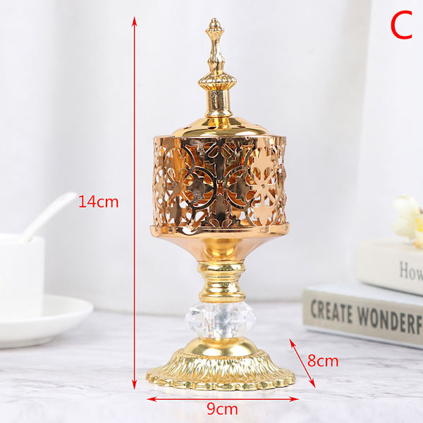 Mellanösterneuropeisk Creative Lace Rökelsebrännare Metal Craft O C