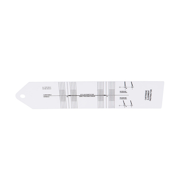 Skivspelare Phono Cartridge Justera Linjal Mätare LP Stylus Alignmen