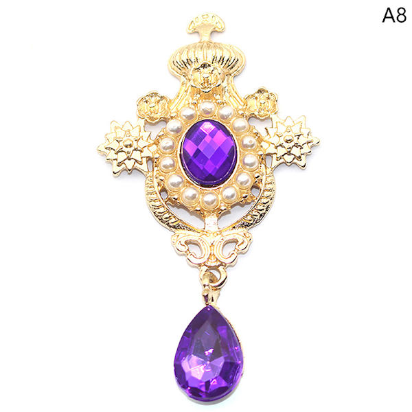 Water Drop Broscher Knappar Sy Legering Knapp Dekor Accessori A8