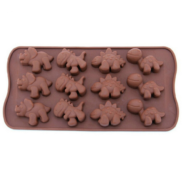 För muspekaren över bilden för att zooma Dinosaur-Silicon-Fondant-Mould-C