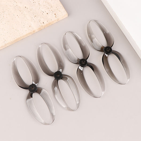 4 st Foxeer Donut 5145 5,1 tums propeller CW CCW för RC FPV Ra Black