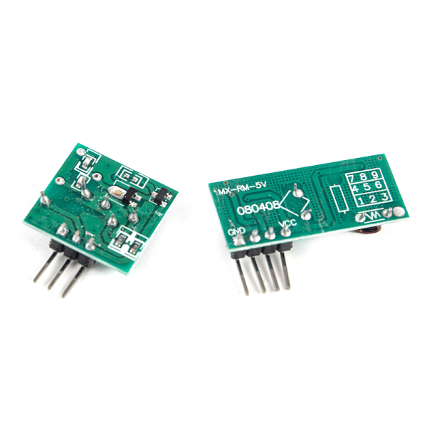 1 Set 433Mhz RF trådlös sändarmodul Mottagaresats 5V DC 3