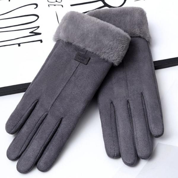 Modehandskar Höst Vinter e Furry Warm Full Finger vantar F F