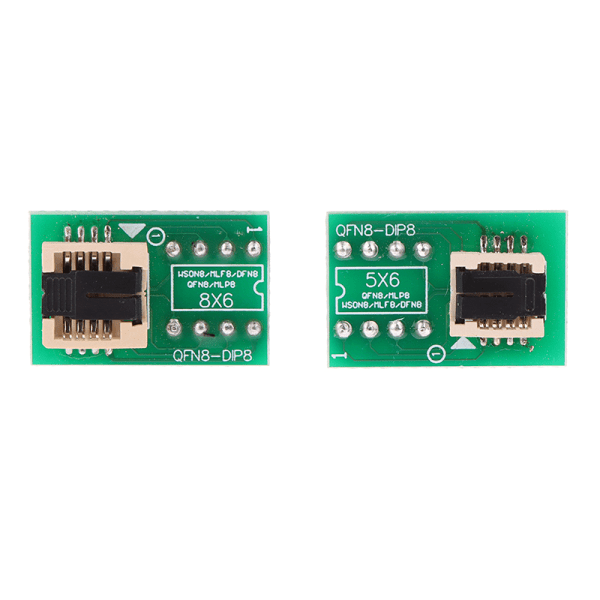 DFN8 WSON8 MLF8 MLP8 QFN8 till DIP8-adapter 6*5 mm 6*8 IC-chips Så A