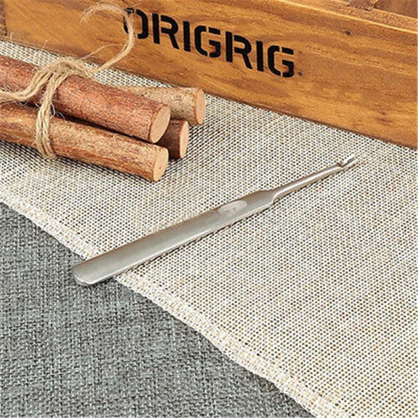 Läder Leathercraft Tool Kit Sömmar U+V-formad Groover Skiv