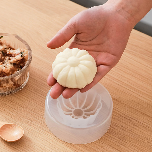 Ångad fylld bulle Maker Baozi Dumpling Moon Form bakning